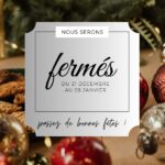 fermeture fin d'année 2024